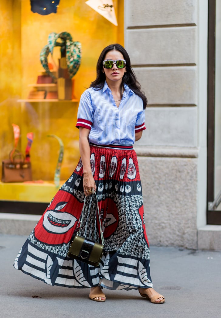 Dress down a bold print with a basic button-down, and wear it | Best ...