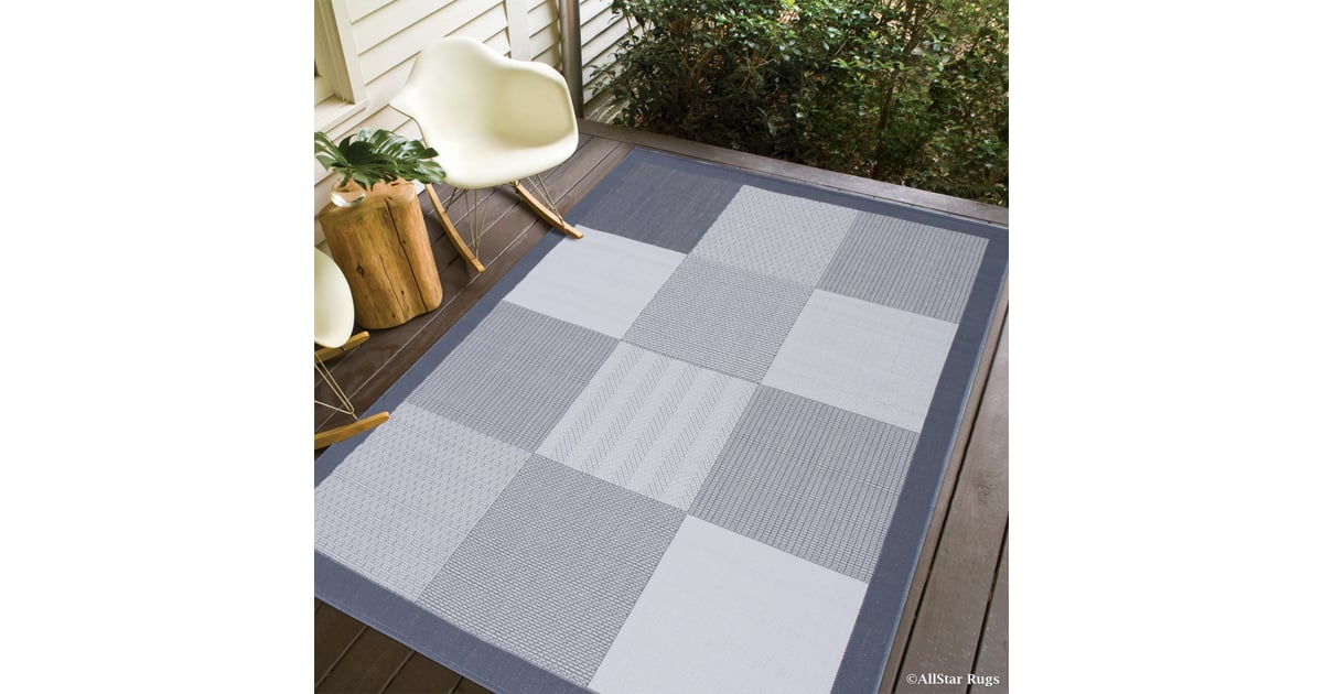 Grey Allstar Indoor Outdoor All Weather Rug Best Cheap Outdoor Rugs