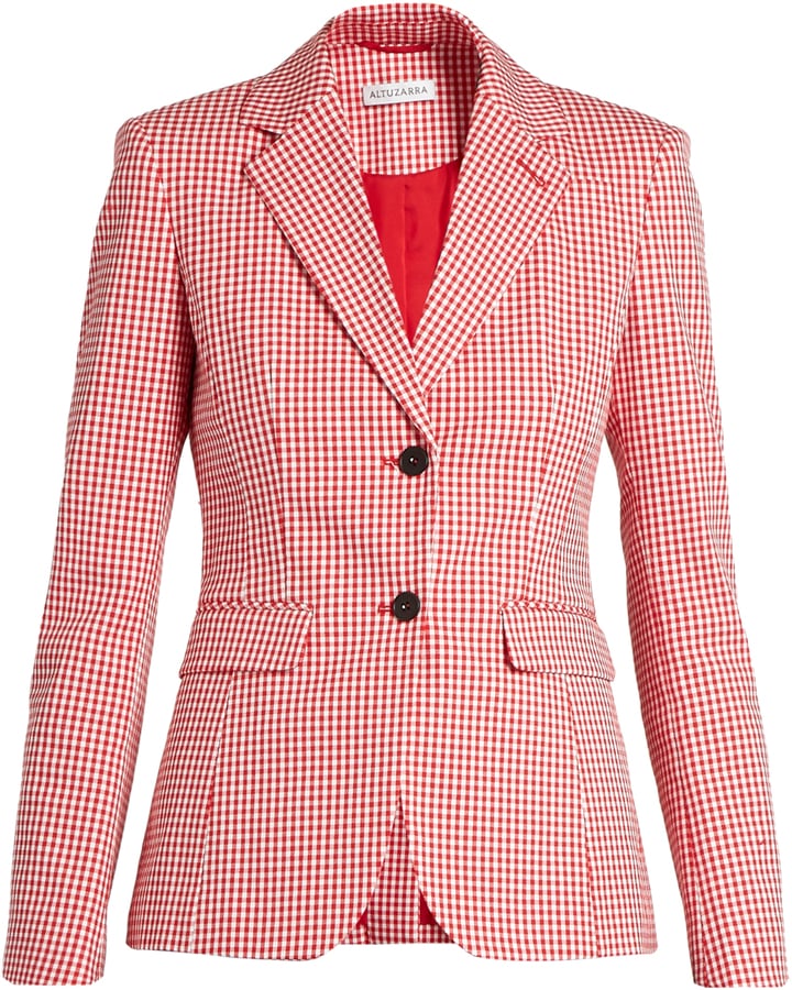 Altuzarra Fenice Gingham Blazer