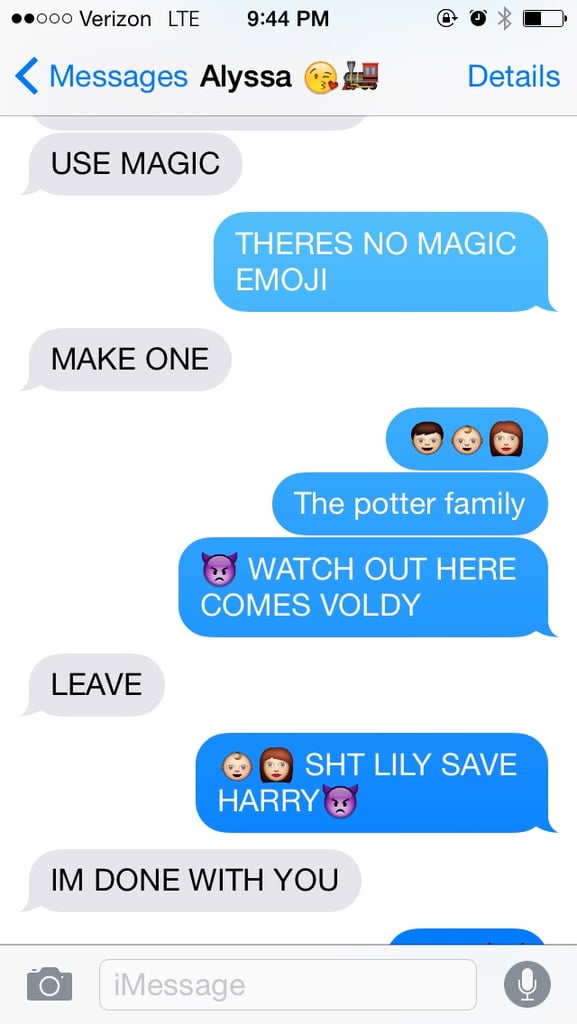 Harry Potter Story in Texts