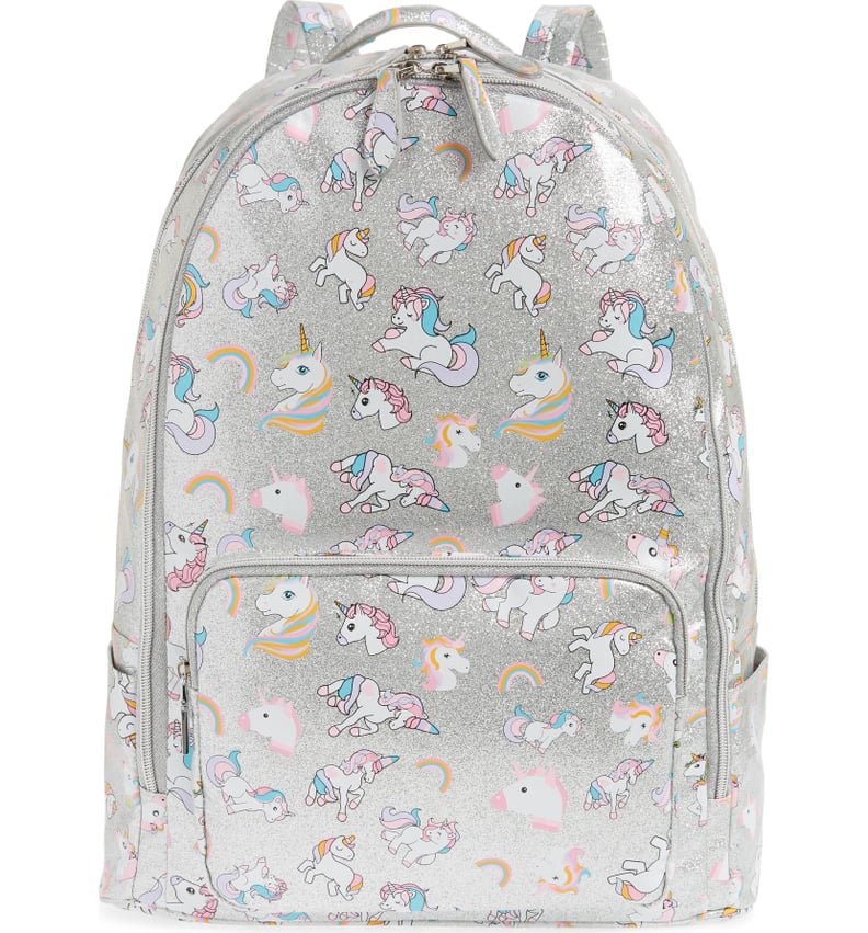 Bari Lynn Multicolor Faux Fur Backpack & Lunch Box Set