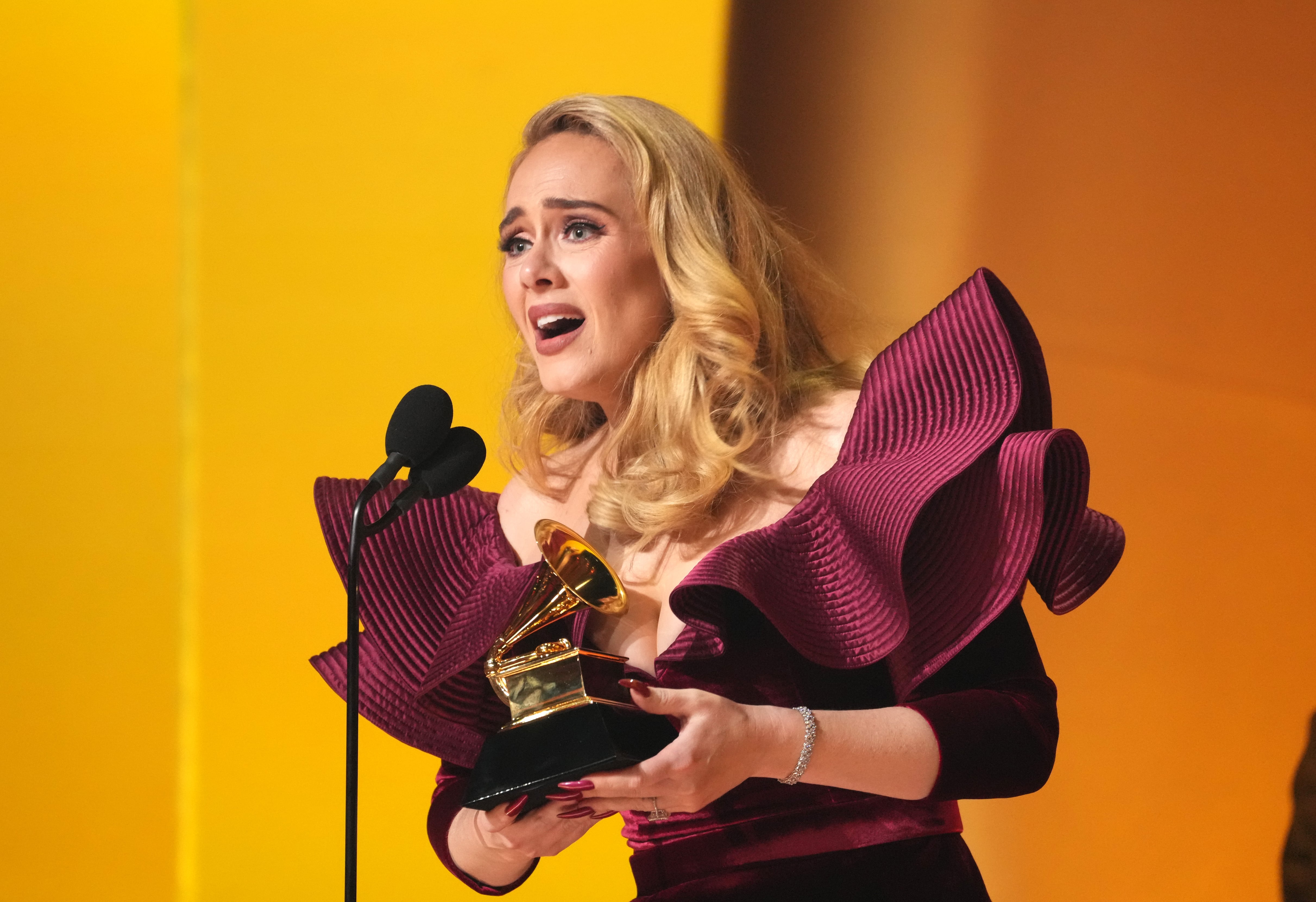 Adele Reacts to SZA Marine Biology Fun Fact at Grammys 2023