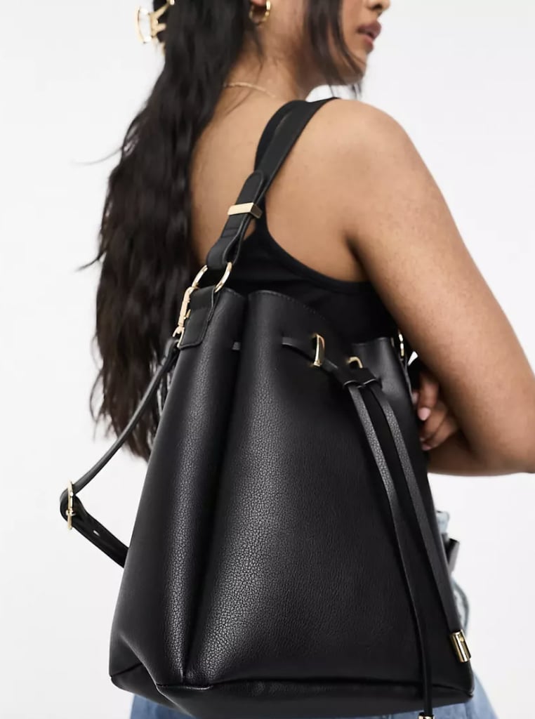 A Top Handle Bucket Bag