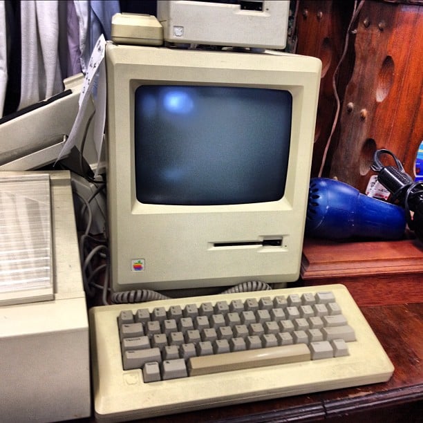 Typing on Old-School Macs