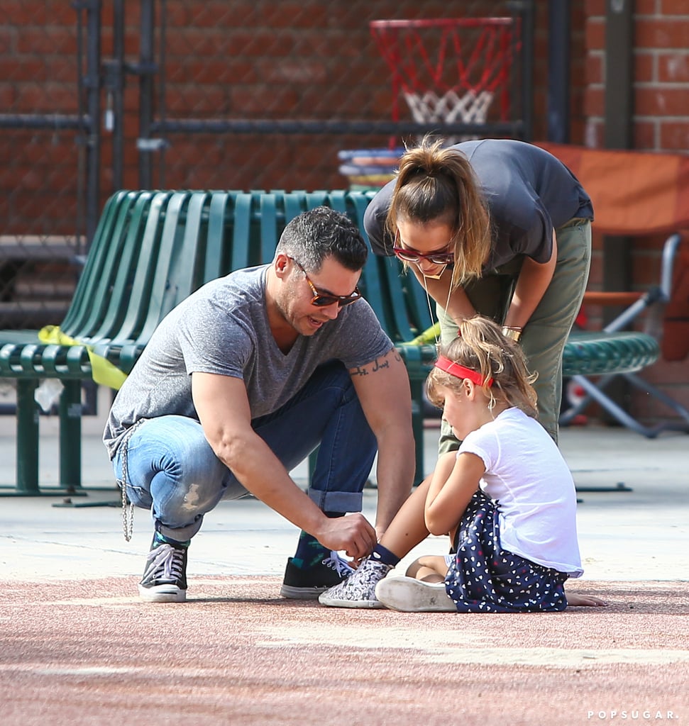 Jessica Alba's Family Park Date January 2014 | Pictures