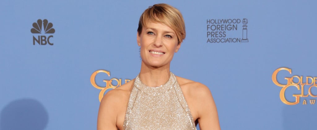 Robin Wright and Ben Foster at the Golden Globes 2014
