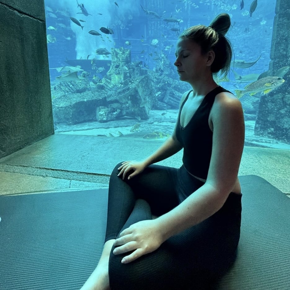 I Tried Underwater Yoga Surrounded by Sharks and Stingrays at Atlantis, The Palm