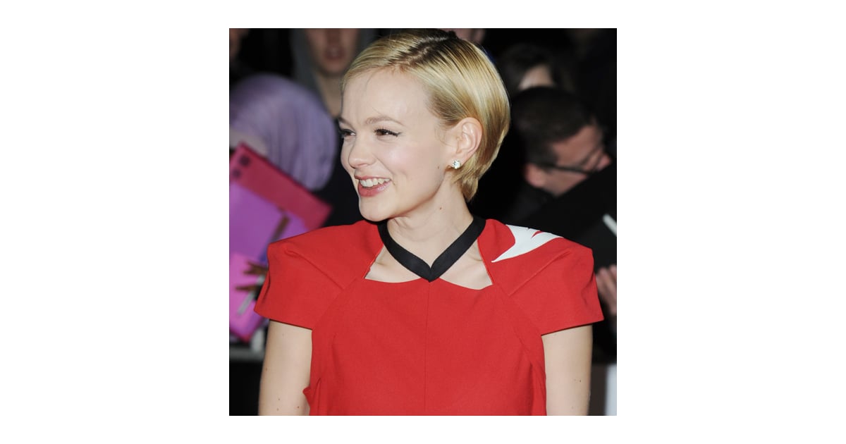 Carey Mulligan Wore Prada Wedding Dress and Pink Wellies POPSUGAR
