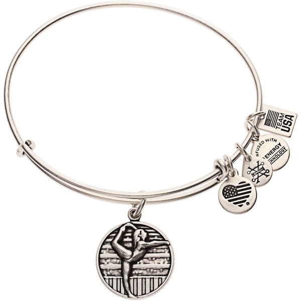 Alex and Ani Silver Team USA Gymnastics Expandable Bracelet ($32)