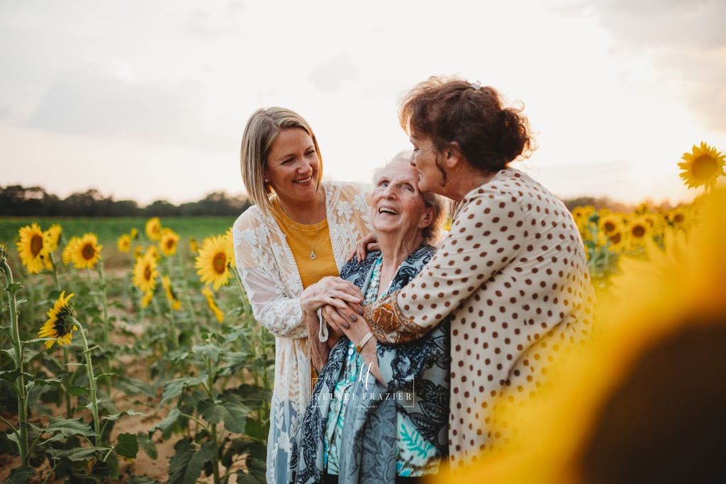 Photo Shoot With Four Generations of Family Members