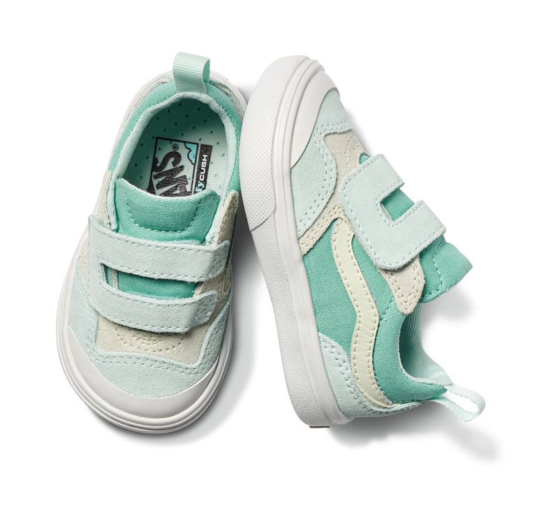 Toddler Autism Awareness ComfyCush New Skool Vans in Green