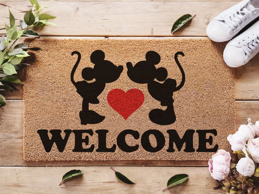 Mickey and Minnie Welcome Doormat