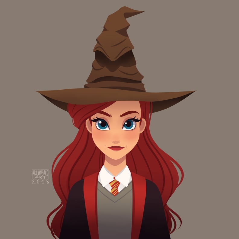 Ariel From The Little Mermaid as a Gryffindor