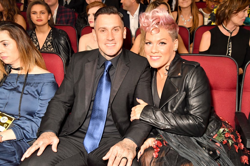 Pink and Carey Hart at the 2017 American Music Awards