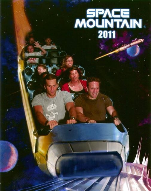 When He Was Scared on Space Mountain