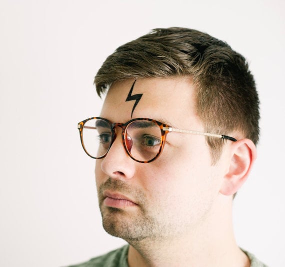2 Harry Potter Scar Temporary Tattoos- GeekTat