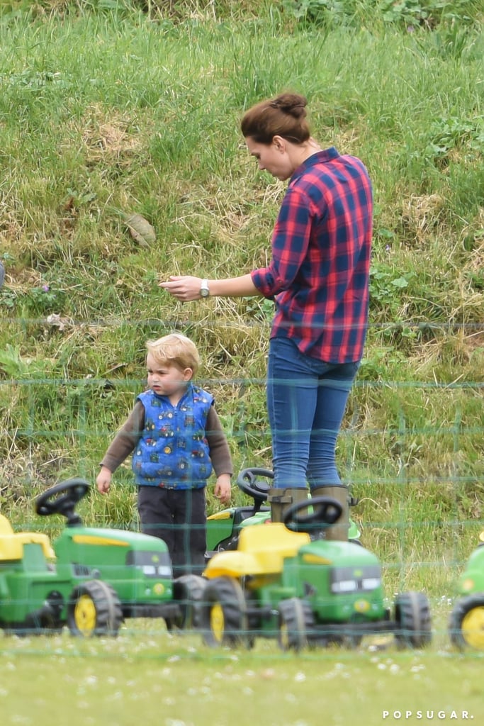 Kate Middleton and Prince George at the Park 2015 Pictures