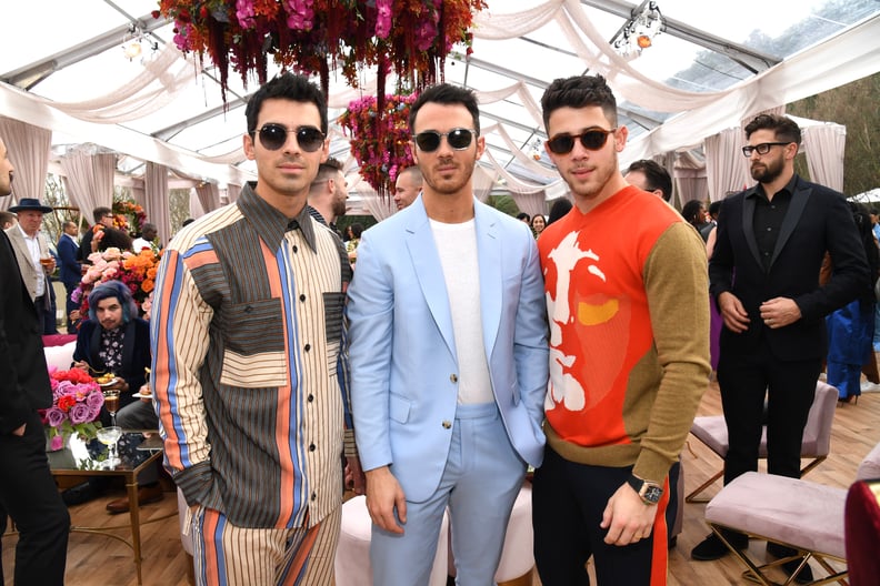 Joe, Kevin, and Nick Jonas at the 2020 Roc Nation Brunch in LA