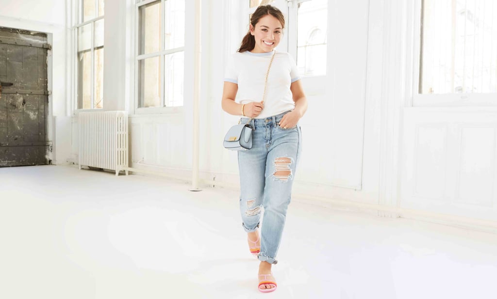 How Nicole Gentile wears her pastel sandals