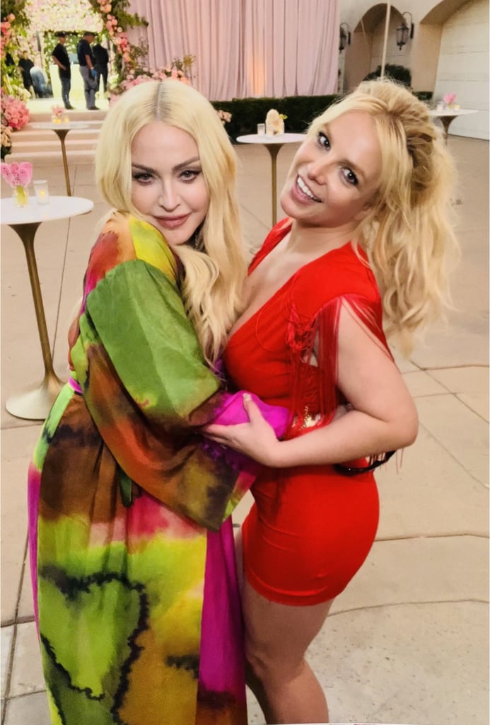 Britney Spears and Madonna at Spears and Sam Asghari's Wedding