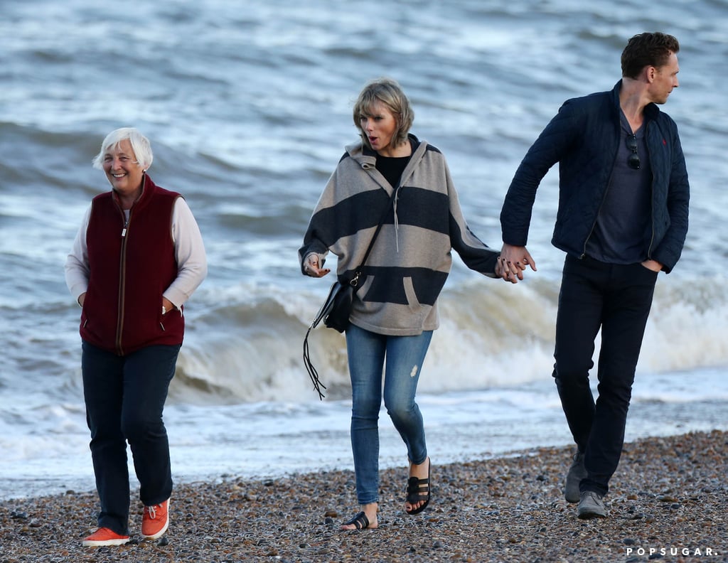 Taylor Swift and Tom Hiddleston With His Mom in the UK