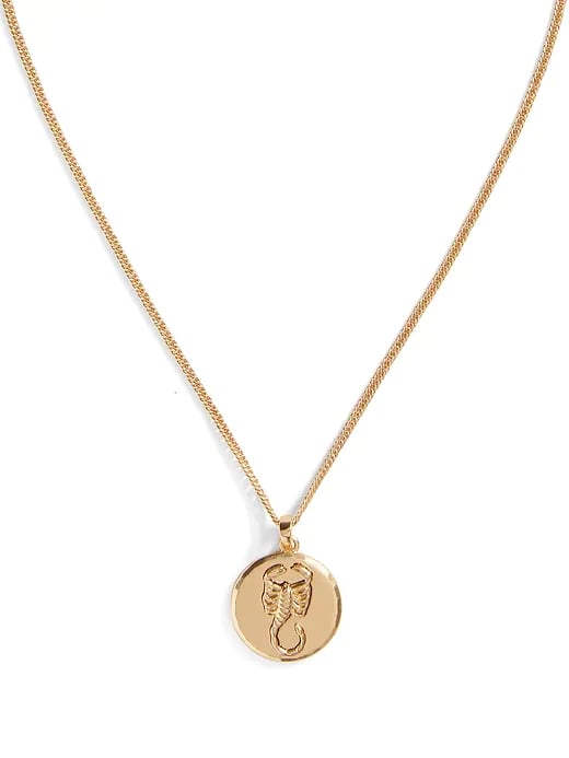 Zodiac Disc Necklace