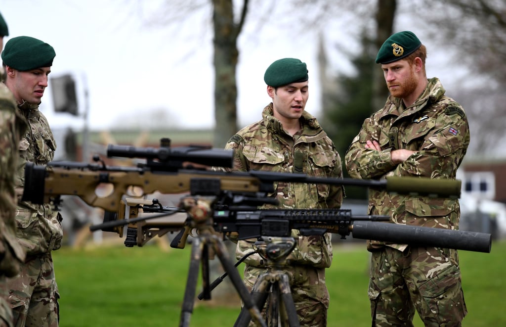 Prince Harry in Uniform at Green Beret Presentation 2019