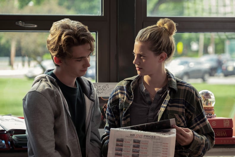 CHEMICAL HEARTS, from left: Austin Abrams, Lili Reinhart, 2020. ph: Cara Howe /  Amazon / Courtesy Everett Collection
