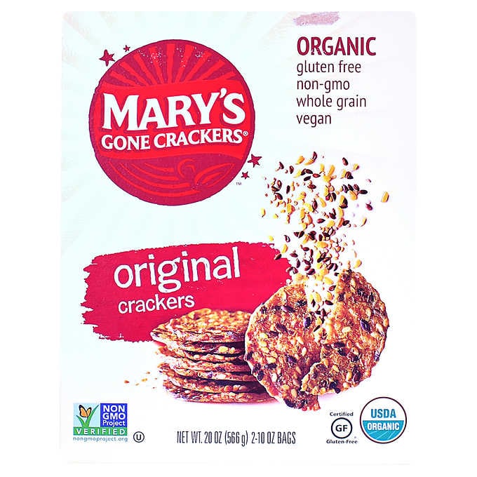 Mary's Gone Crackers Original Crackers, 20 oz. Healthy Snacks at