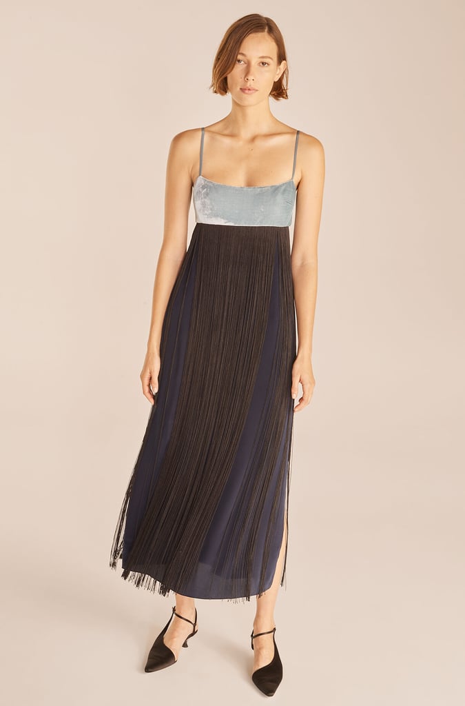 Rebecca Taylor Fringe Overlay Slip Dress | What to Wear to a Graduation ...