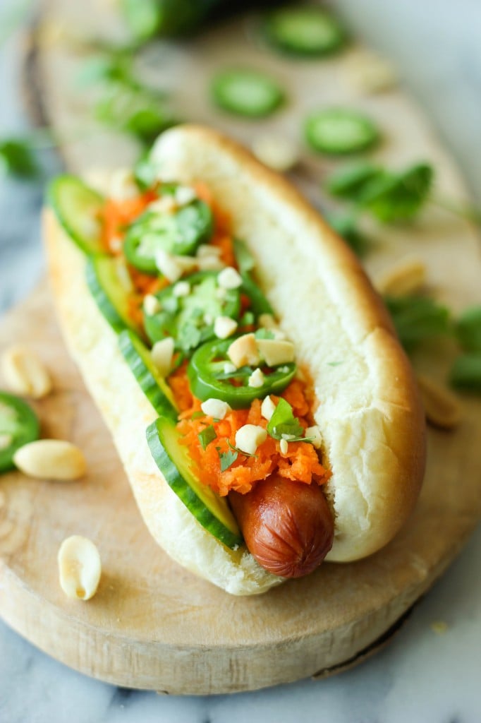 Banh Mi Hot Dogs