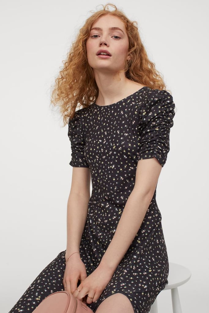 H&M Puff-Sleeved Dress | The Best Summer Dresses From H&M | POPSUGAR ...