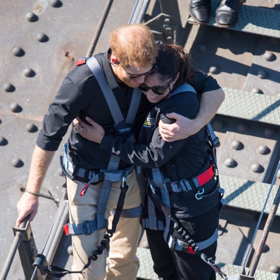 Prince Harry Comforts a Military Widow in Australia 2018