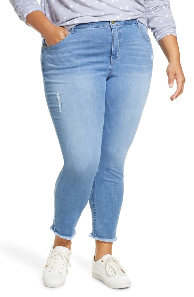 high waist jeans wit