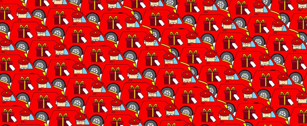 Find Santa Optical Illusion