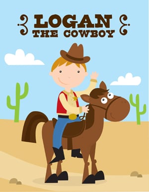 Cowboy Coloring Book