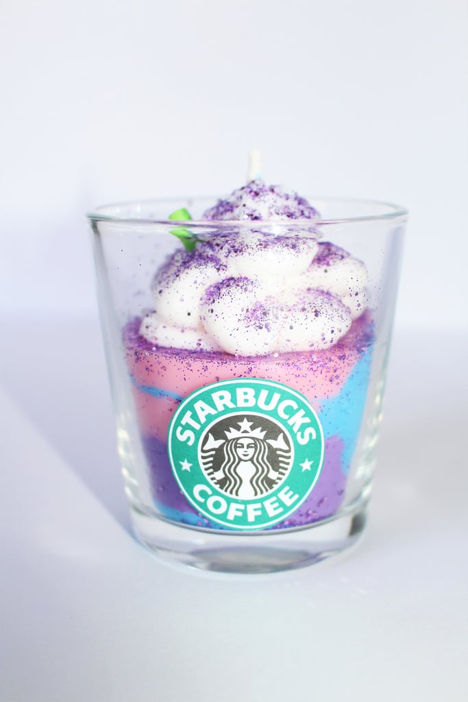 Starbucks Unicorn Frappuccino Candle — Small ($13)