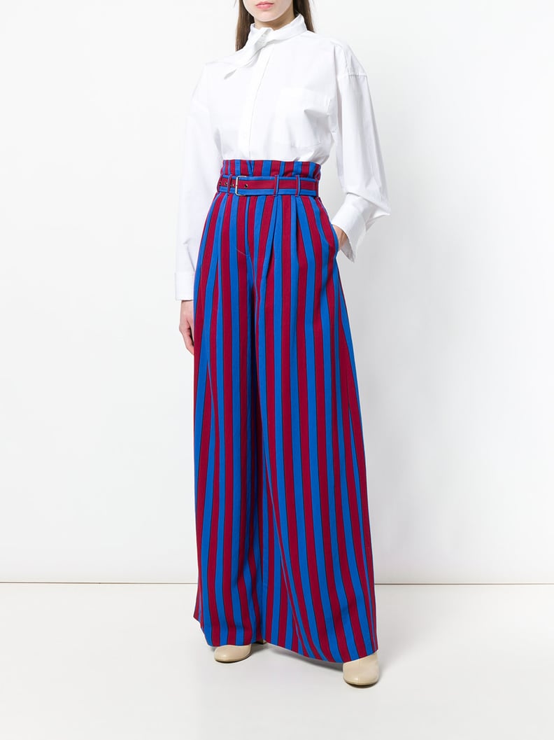 Maison Margiela Striped Flared Trousers