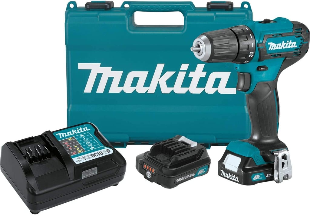 For the Handyman: Makita 12V max CXT Lithium-Ion Cordless 3/8" Driver-Drill Kit