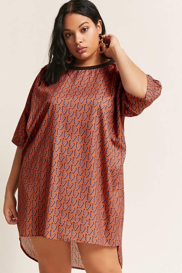 Forever 21 Geo Print High-Low Dress