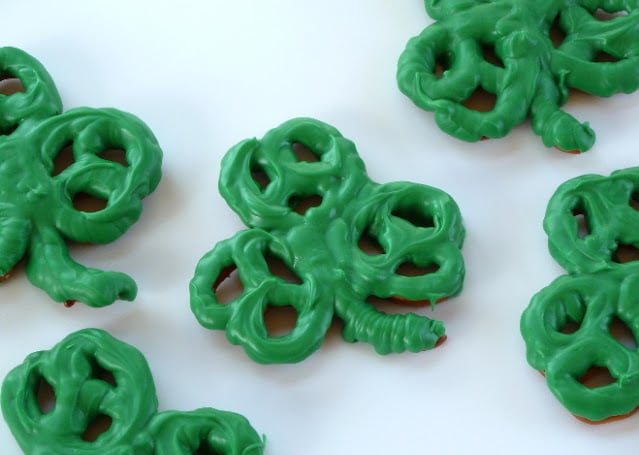 Shamrock Pretzels