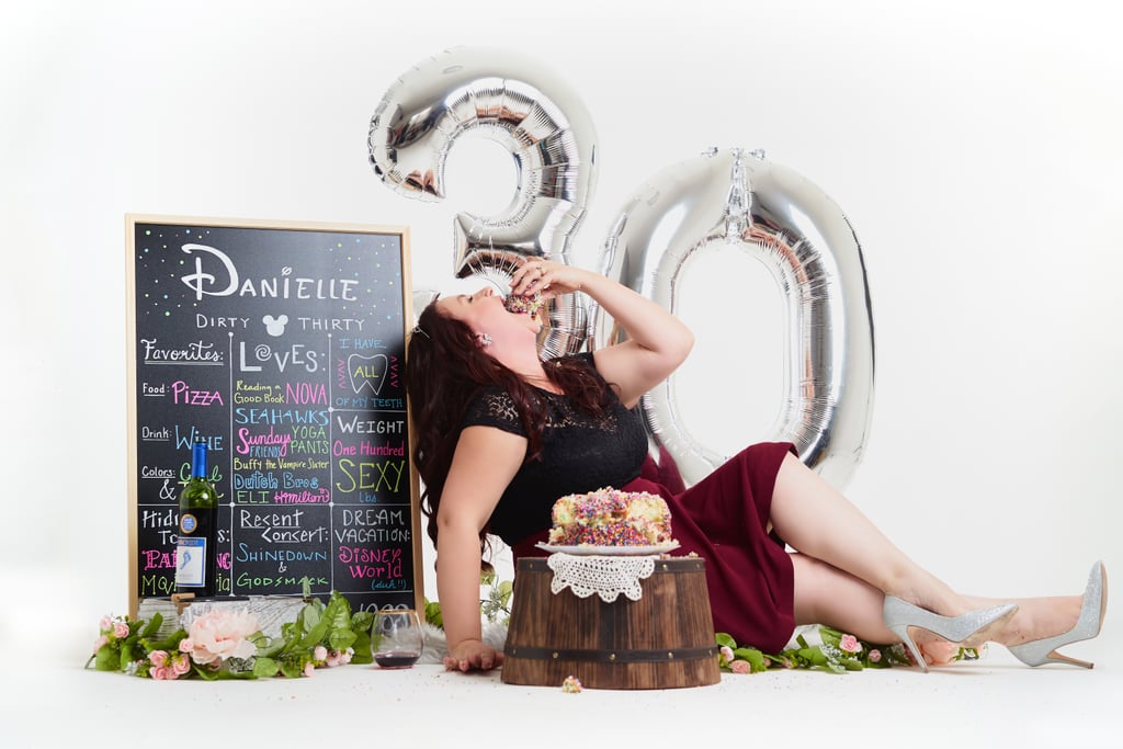 30th Birthday Cake Smash Photo Shoot