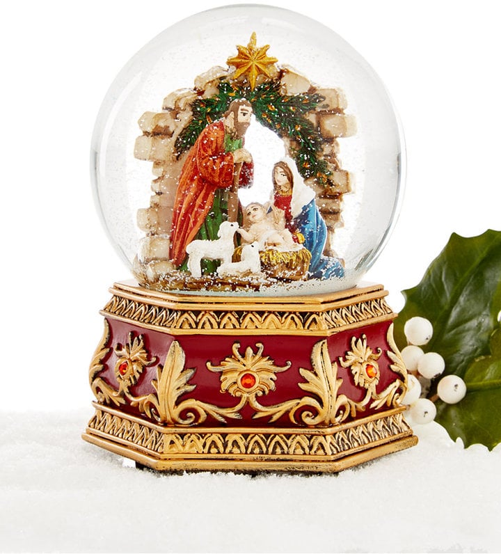 Nativity Musical Snow Globe