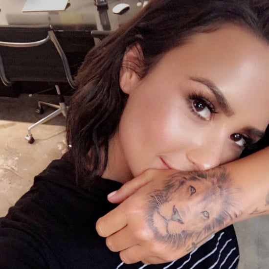 Demi Lovato's Lion Tattoo April 2017