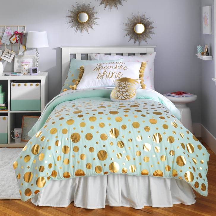 Frank and Lulu Gold Dust Comforter Set Best Bedroom Decor For Tweens