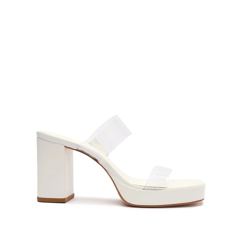 A Neutral Sandal: Schutz Ariella Platform Vinyl Sandal