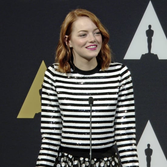 Emma Stone Interview at Oscar Nominees Luncheon