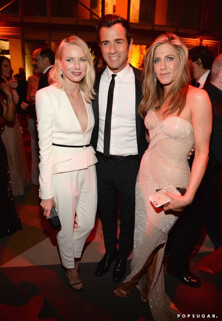 Naomi Watts, Justin Theroux, and Jennifer Aniston Naomi Watts, Justin Theroux, and Jennifer Aniston