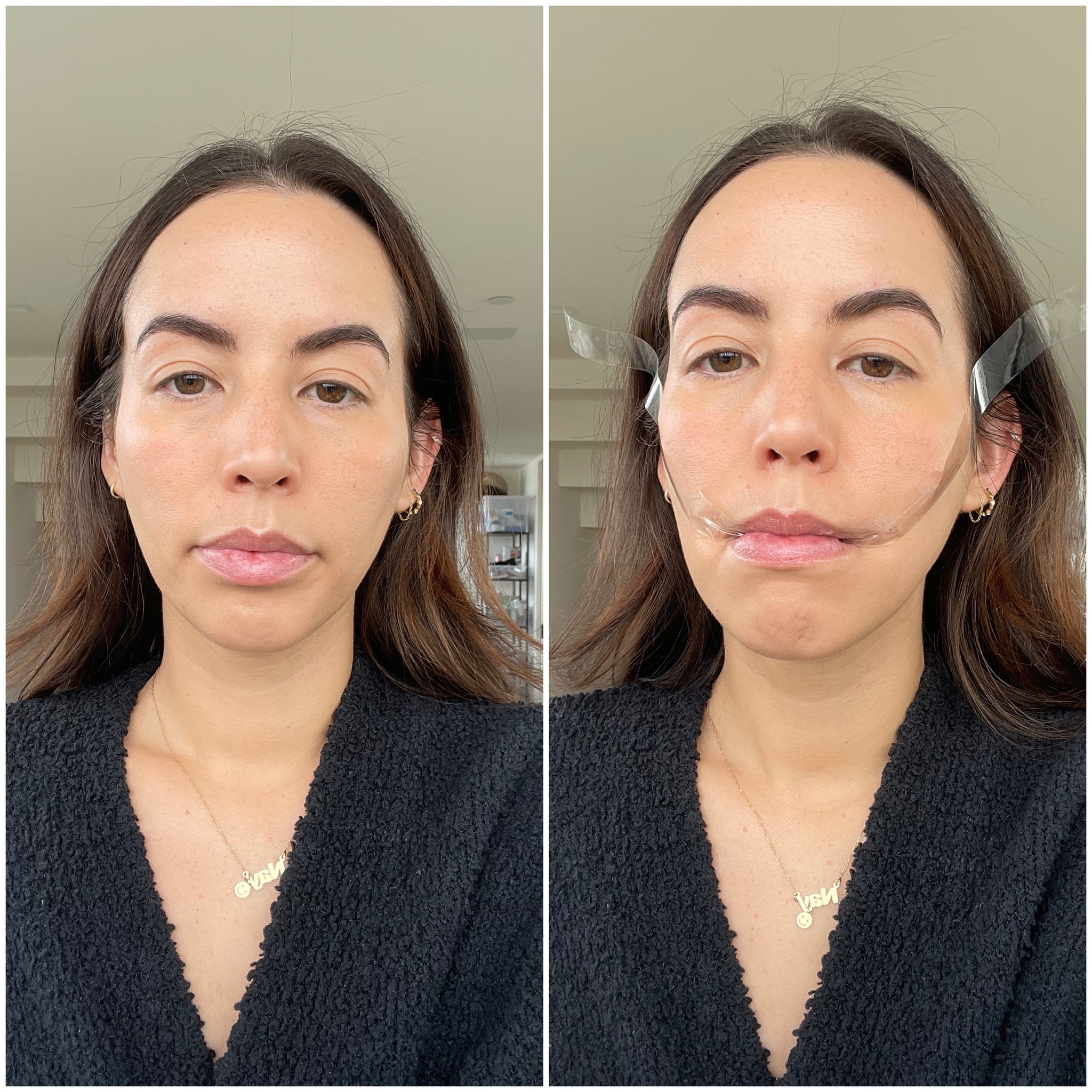 tiktok tape contour sharp contour hack