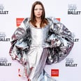 Julia Fox's Metallic Foil Gown Brings Drama to the NYC Ballet Gala